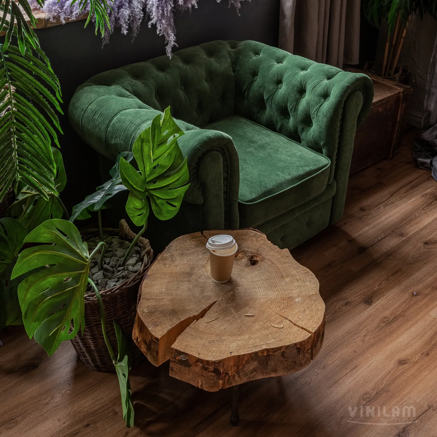 Vinilam Vinilam Click Дуб Норден: в интерьере