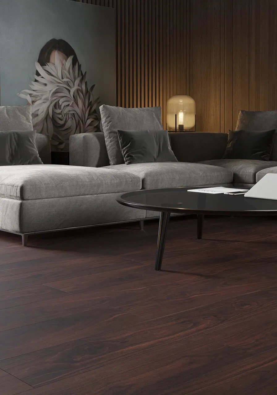 Vinilam VinilPol LVT Орех Американский: в интерьере