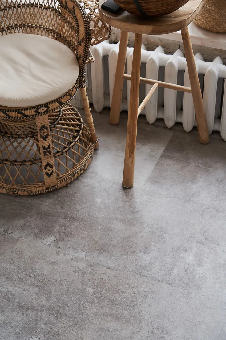 Vinilam Ceramo XXL Stone Click Сланцевый камень: в интерьере