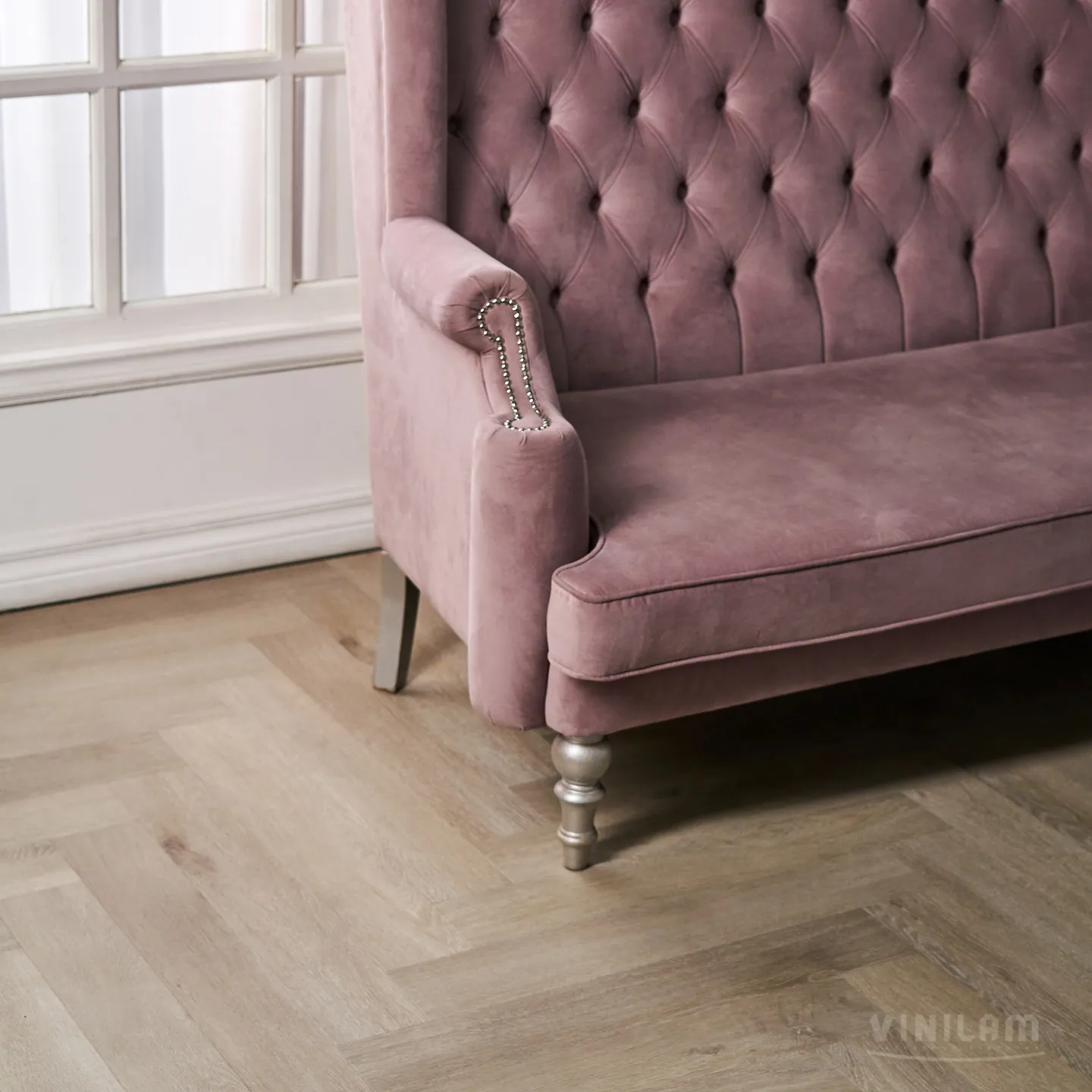 Vinilam Parquet Herringbone Click Паркет Скандинавский: в интерьере