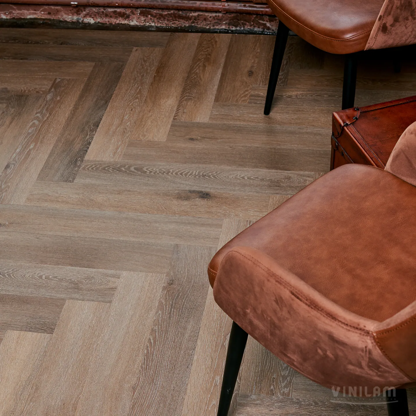 Vinilam Parquet Herringbone Click Паркет Венецианский: в интерьере