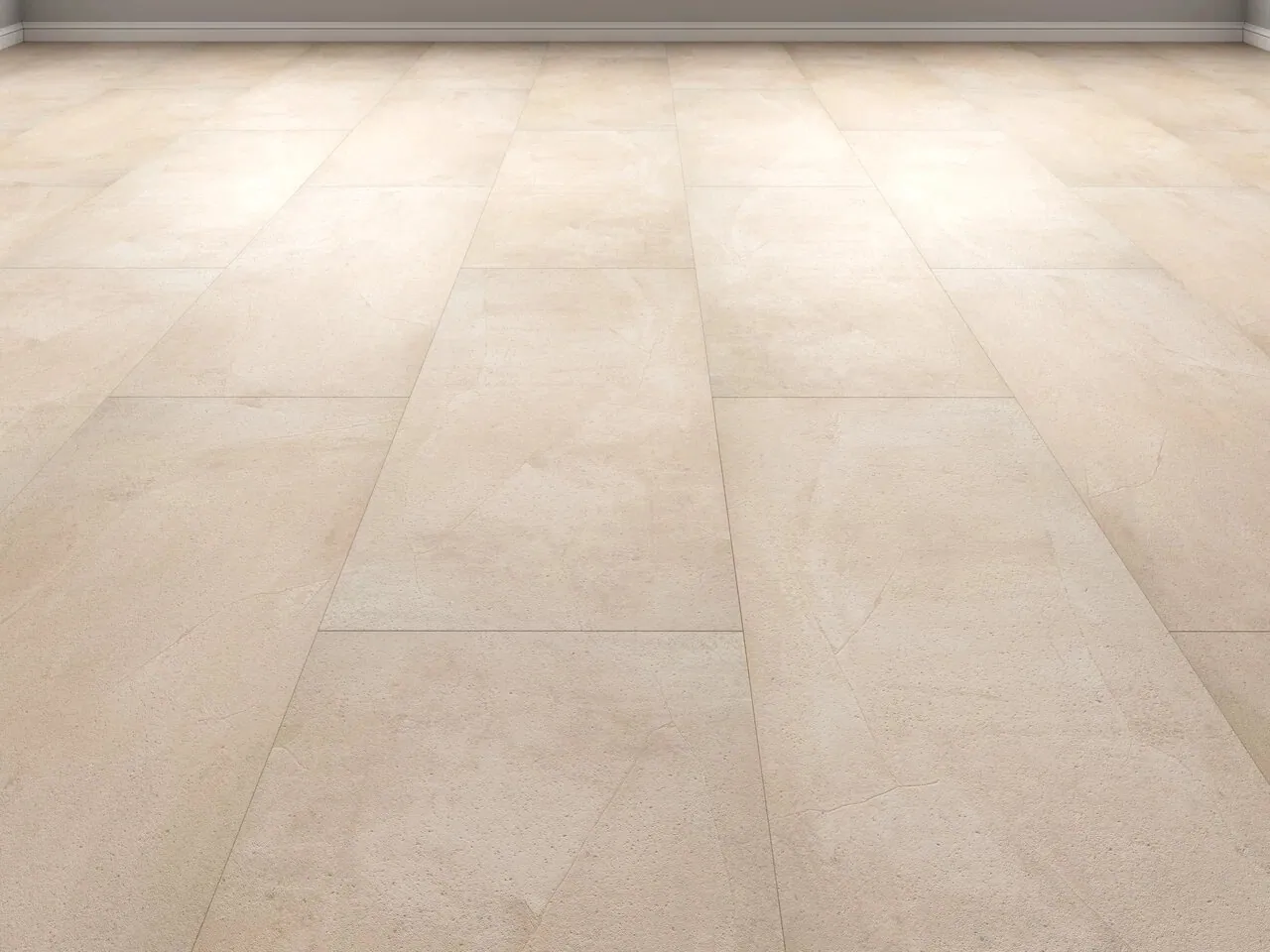 Vinilam Ceramo XXL Stone Glue Бетон белый: визуализация