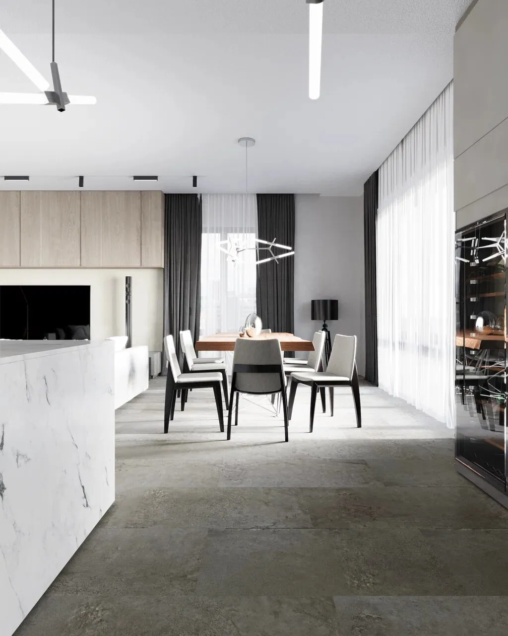 Vinilam Ceramo XXL Stone Glue Португальский Камень: в интерьере