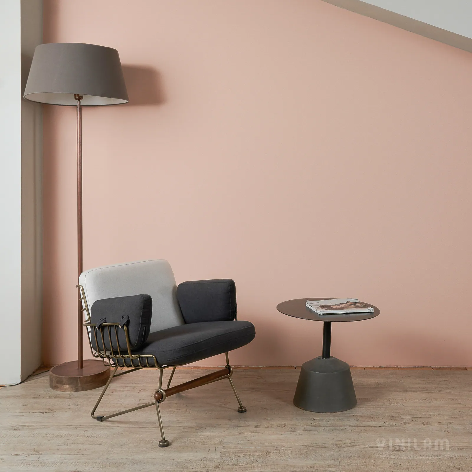 Vinilam Cork WPC Дуб Льеж: в интерьере