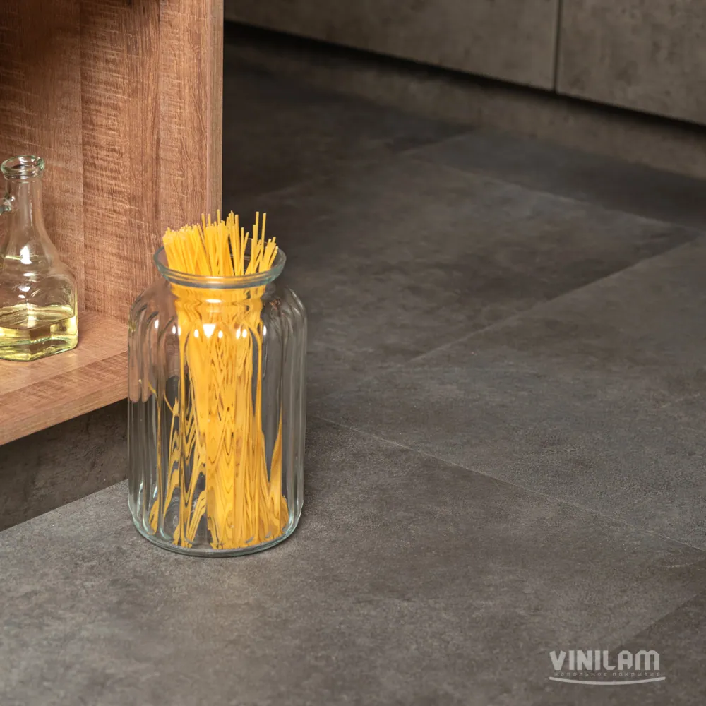 Vinilam Ceramo XXL Stone Glue Цемент стальной: в интерьере