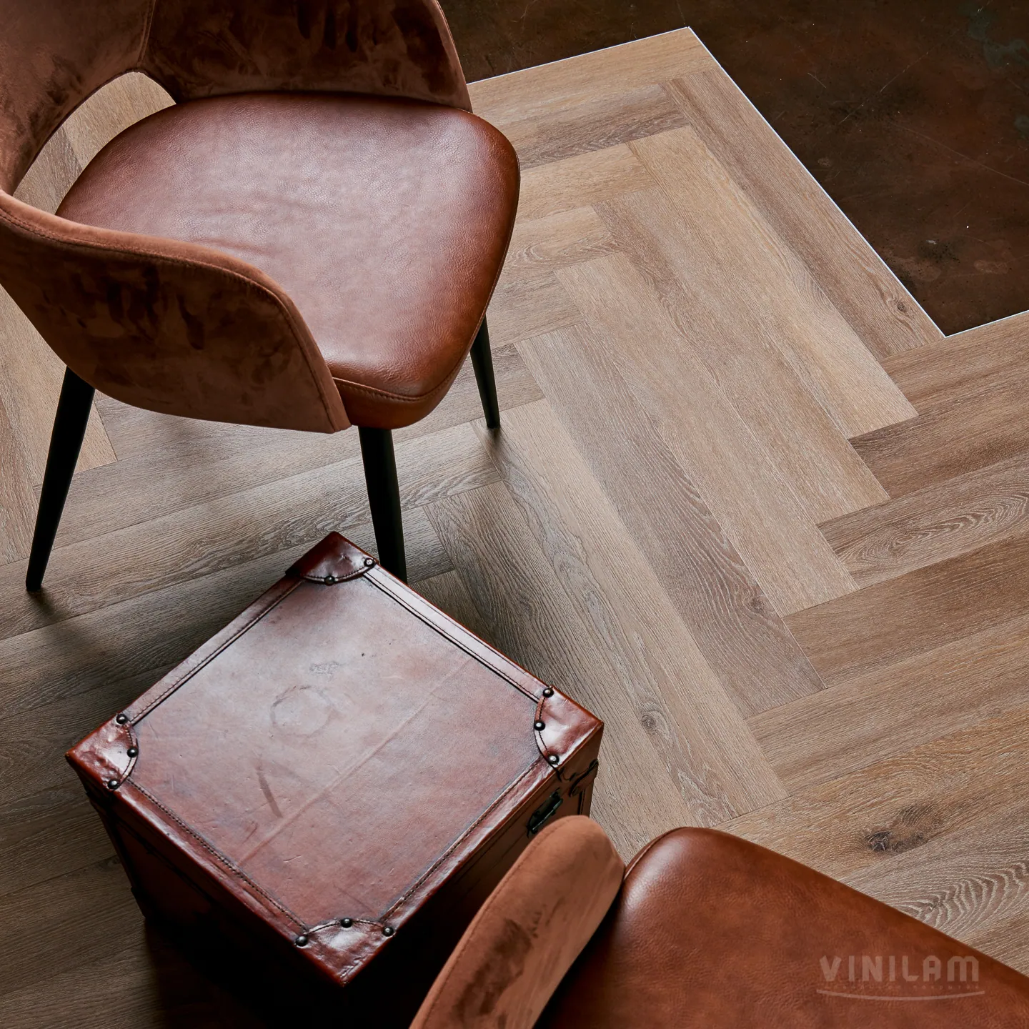 Vinilam Parquet Herringbone Click Паркет Венецианский: в интерьере