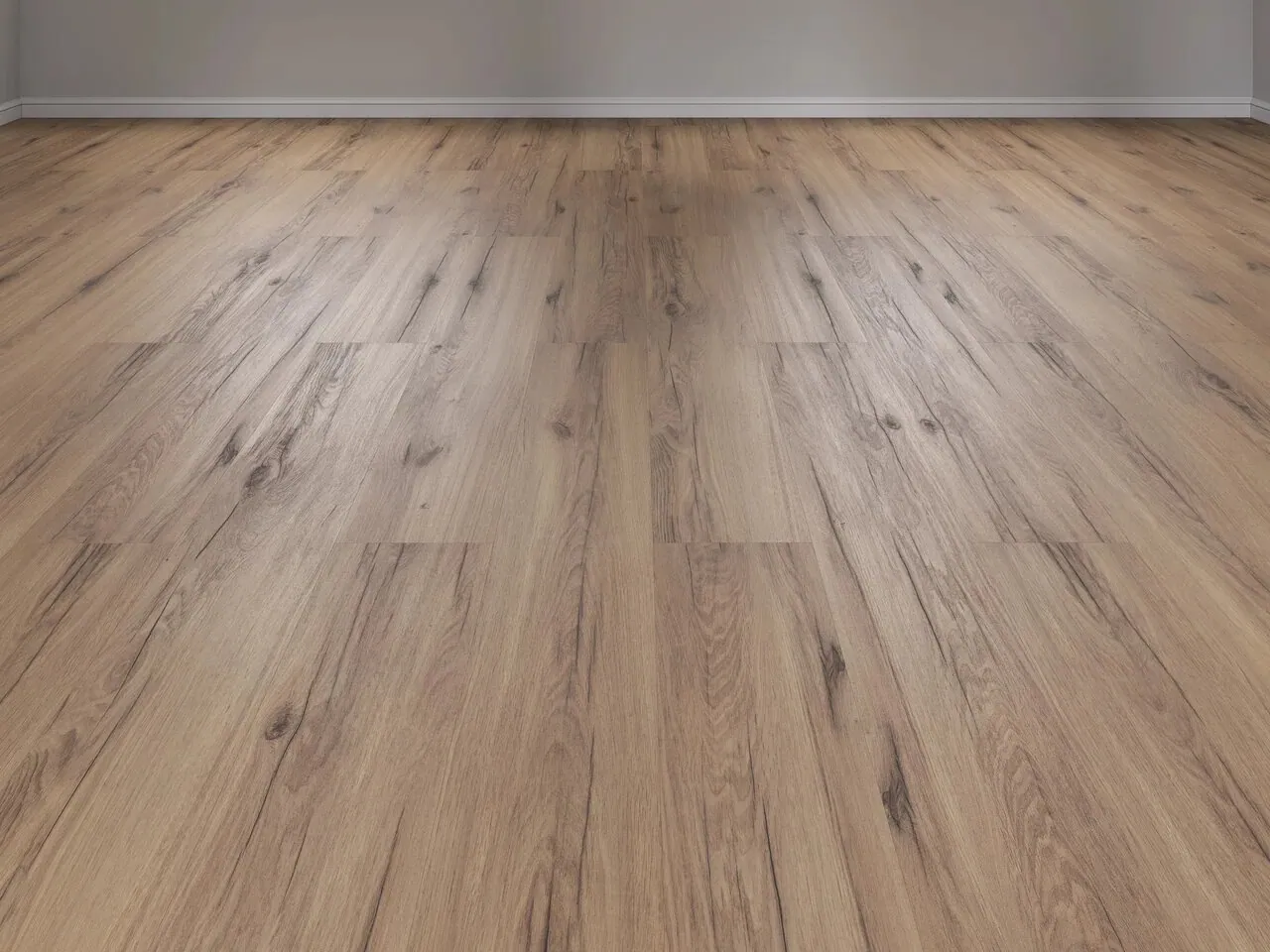 Vinilam Cork Premium WPC Дуб Кадис: визуализация