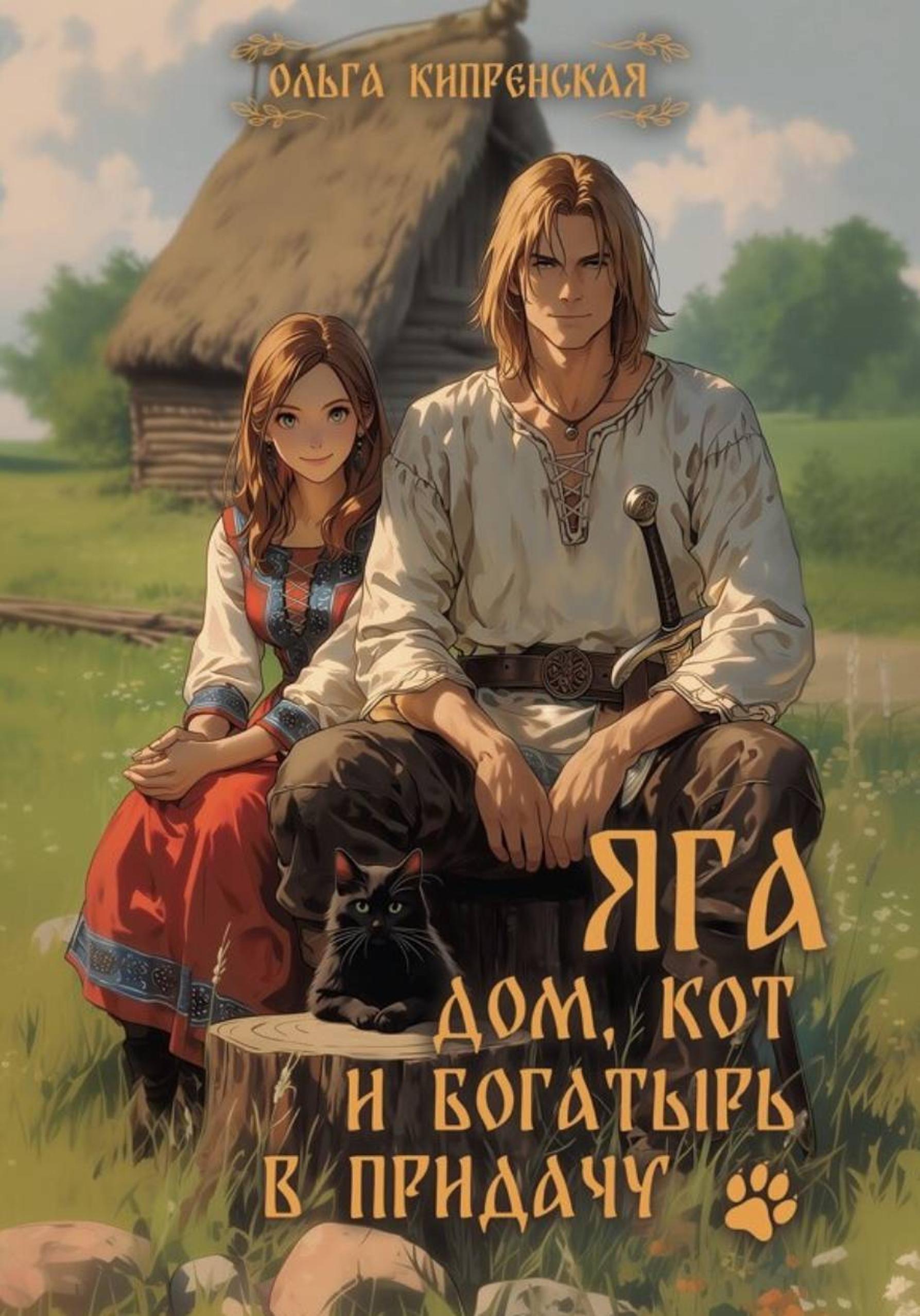 Обложки книги «Яга. Дом, кот и богатырь в придачу»