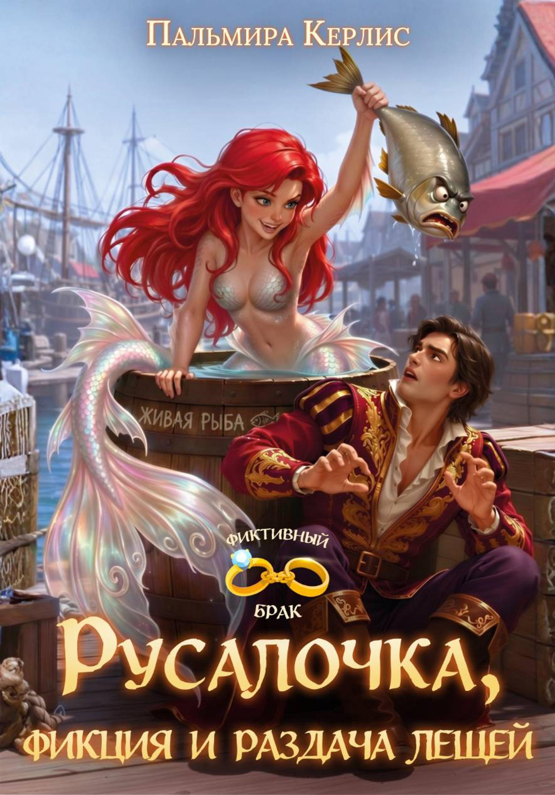 Обложки книги «Русалочка, фикция и раздача лещей»
