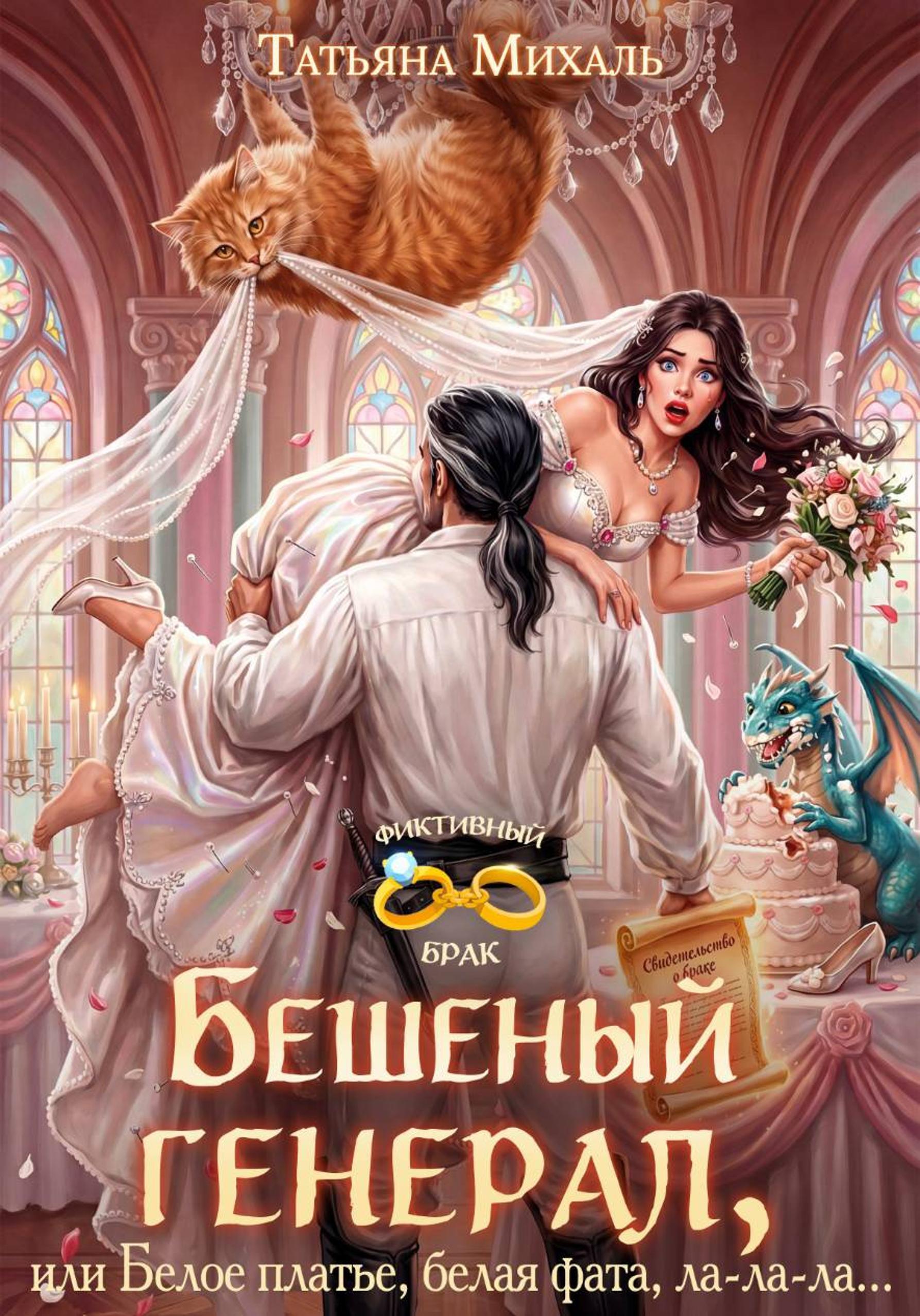 Обложки книги «Бешеный генерал, или Белое платье, белая фата, ла-ла-ла»