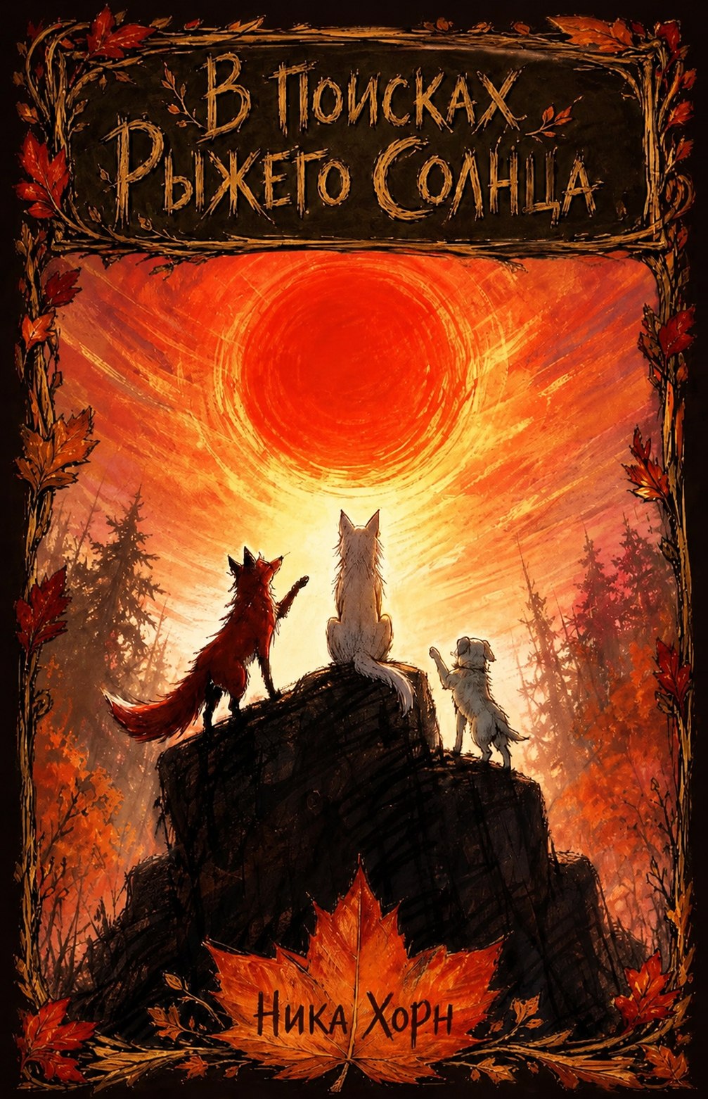 Обложки книги «В поисках Рыжего Солнца»