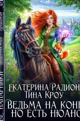Обложка «Ведьма на коне, но есть ньюанс»