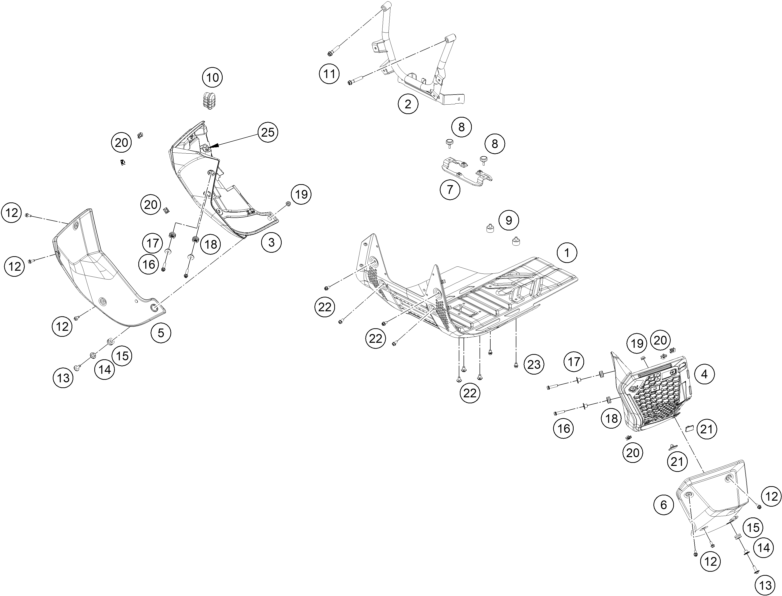Engine Guard для Husqvarna NORDEN 901 2025 (F2875Y1)