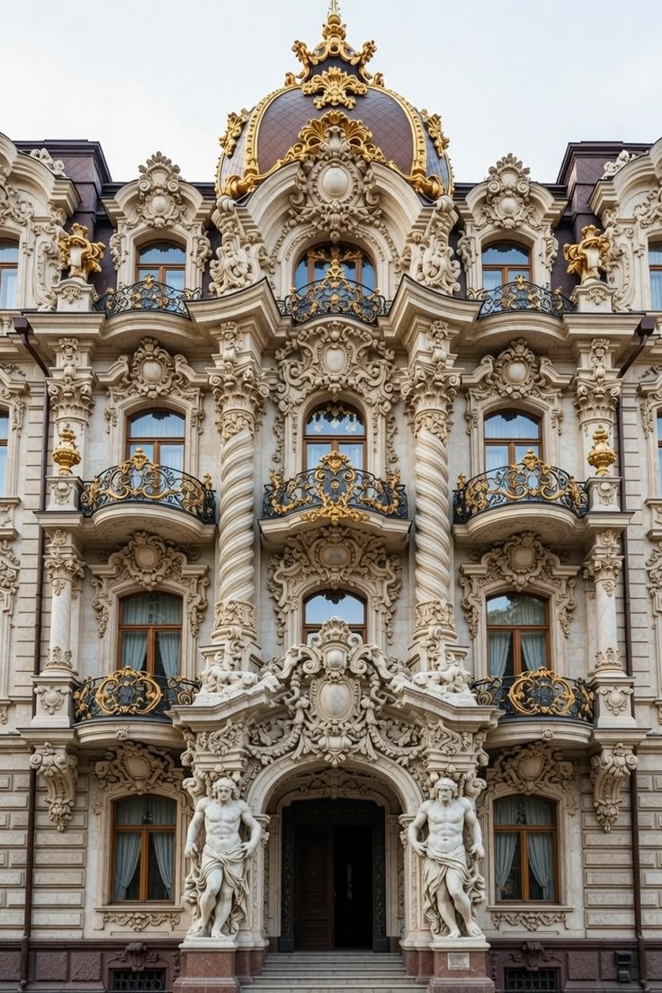 Фантазийный барочный фасад