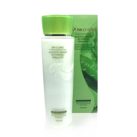 3W CLINIC АЛОЭ/Эмульсия для лица Aloe Full Water Activating