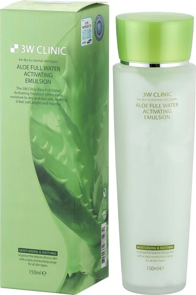 3W CLINIC АЛОЭ/Тоник для лица Aloe Full Water Activating