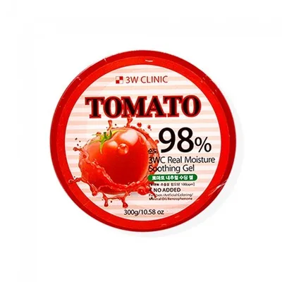 3W CLINIC Гель универсальный ТОМАТ TOMATO MOISTURE SOOTHING GEL