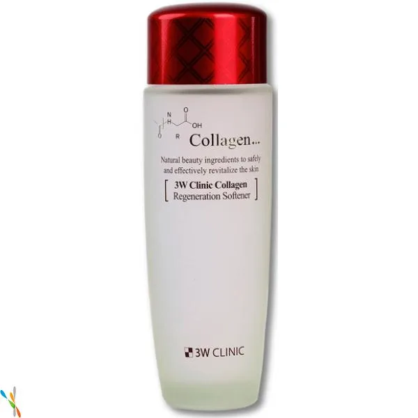 3W CLINIC КОЛЛАГЕН/Тоник для лица Collagen Regeneration Softener