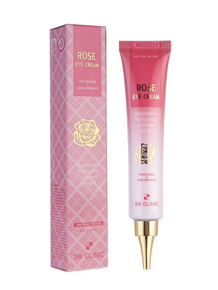 3W CLINIC Крем для глаз РОЗА Rose Eye Cream