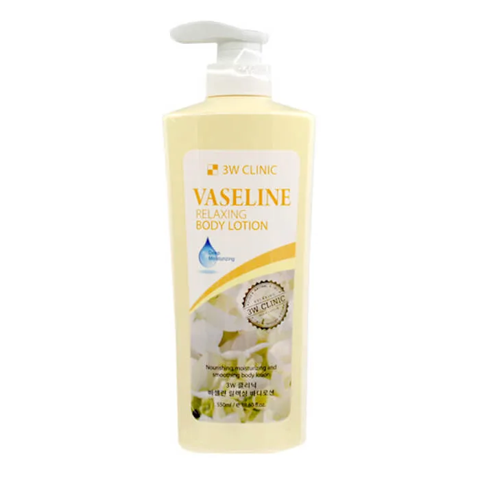 3W CLINIC Лосьон для тела ВАЗЕЛИН Relaxing Body lotion