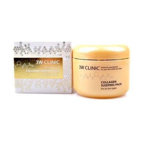 3W CLINIC Маска для лица НОЧНАЯ/КОЛЛАГЕН Collagen Sleeping Pack
