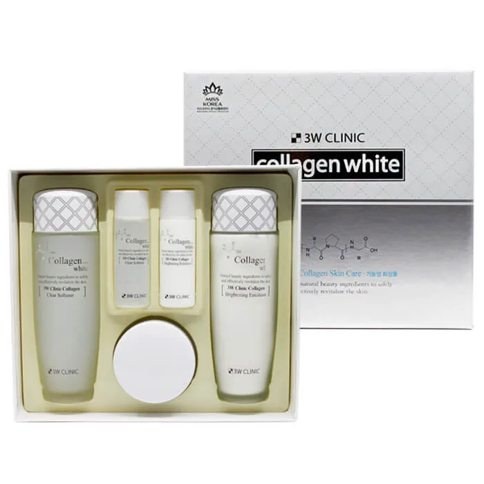 3W CLINIC ОСВЕТЛЕНИЕ/НАБОР для лица Collagen Whitening Skin Care Items 3 Set
