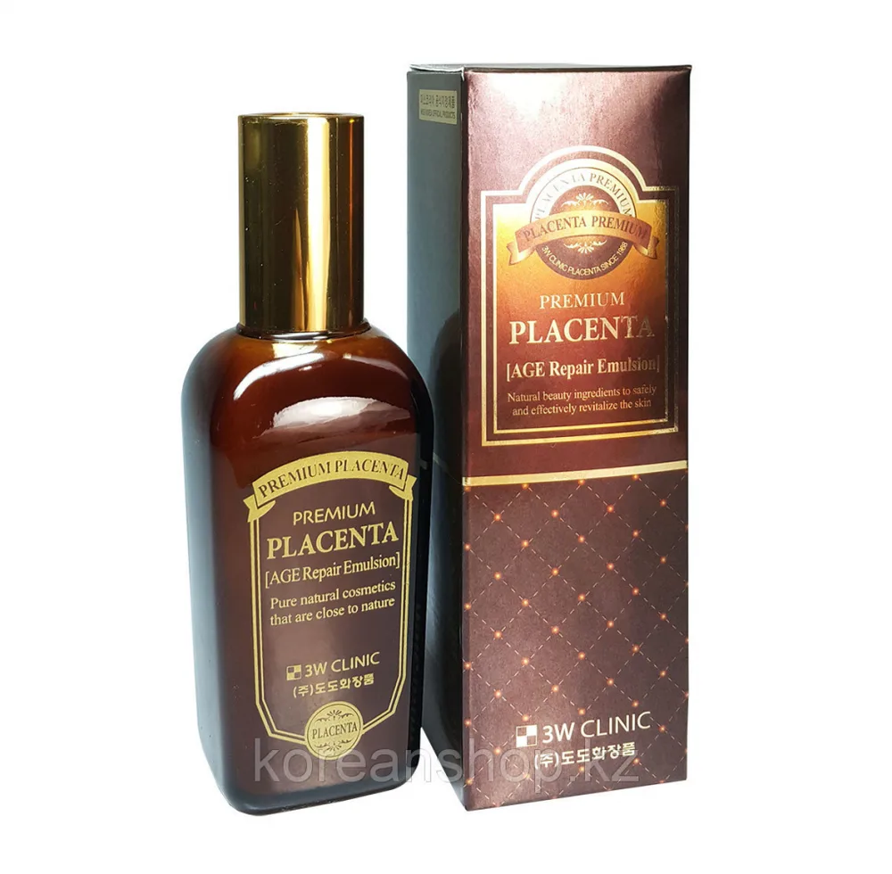 3W CLINIC ПЛАЦЕНТА Эмульсия для лица Premium Placenta Age Repair Emulsion