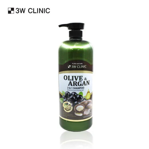 3W CLINIC Шампунь для волос АРГАНОВОЕ МАСЛО/ОЛИВА Olive&Argan 2in1 Shampoo