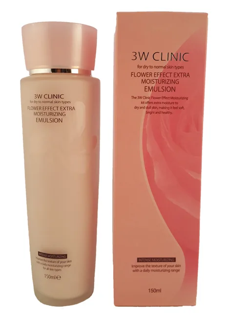 3W CLINIC УВЛАЖНЕНИЕ/Эмульсия для лица Flower Effect Extra Moisture Emulsion