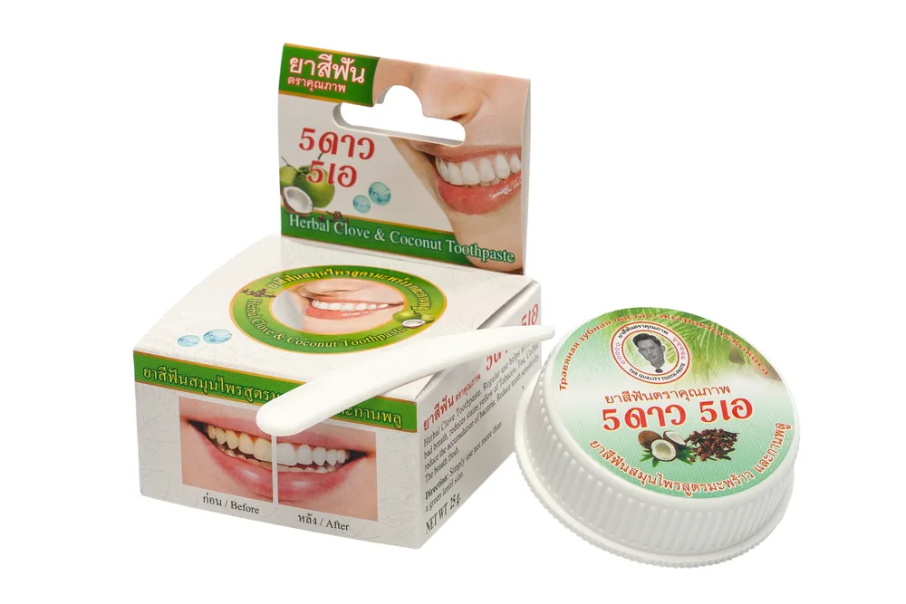 5 STAR COSMETIC Зубная паста ЭКСТРАКТ КОКОСА травяная