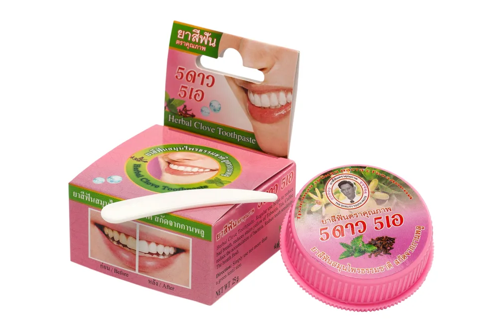 5 STAR COSMETIC Зубная паста ГВОЗДИКА травяная