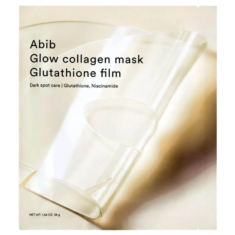 Abib Осветляющая гидрогелевая маска с глутатионом Abib Glow Collagen Mask Glutathione Film