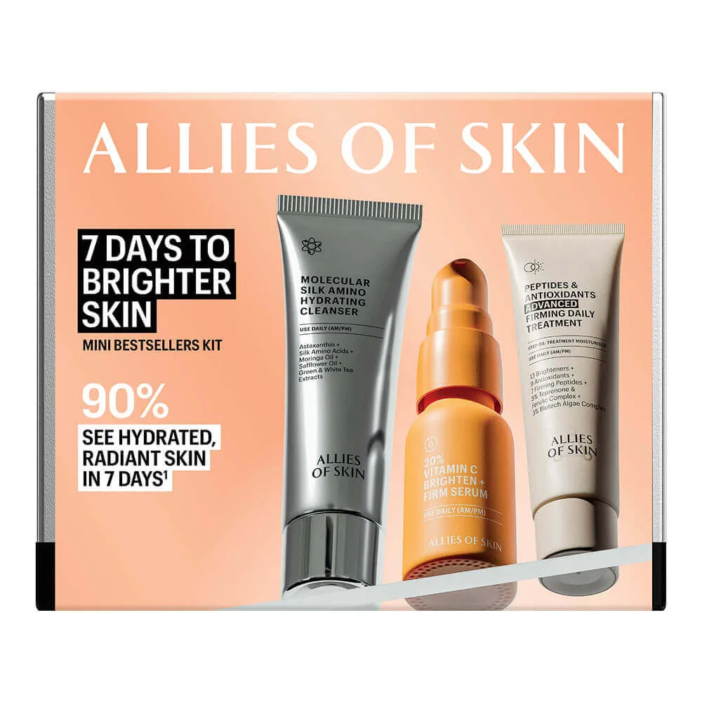 Allies of Skin Набор антиоксидантных средств для ухода за кожей Allies Of Skin 7 Days to Brighter Skin Kit