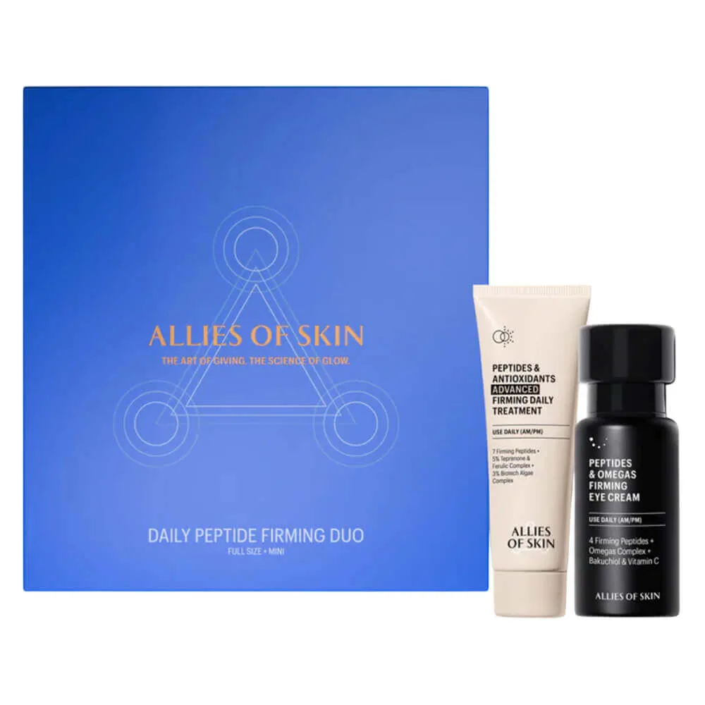 Allies of Skin Подарочный набор средств с пептидами Allies of Skin Daily Peptide Firming Duo