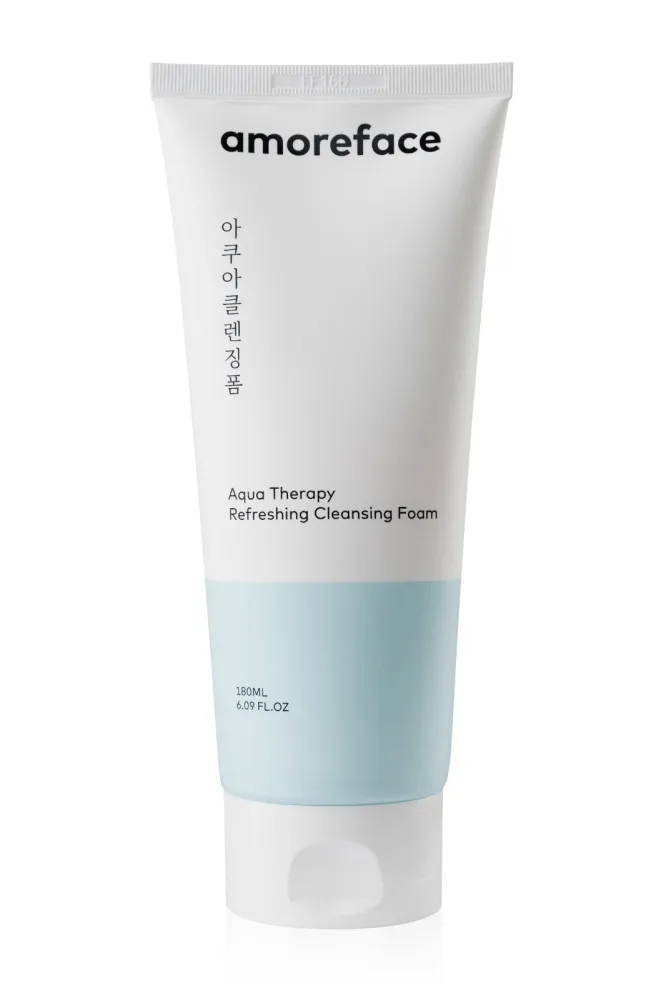 AMORE FACE Пенка для умывания ОСВЕЖАЮЩАЯ легкая Aqua Therapy Refreshing Cleansing Foam