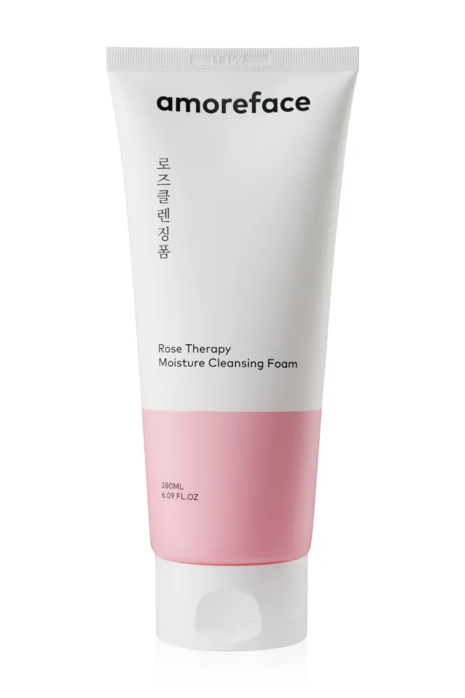 AMORE FACE Пенка для умывания УВЛАЖНЯЮЩАЯ с экстрактом розы Rose Therapy Moisture Cleansing Foam