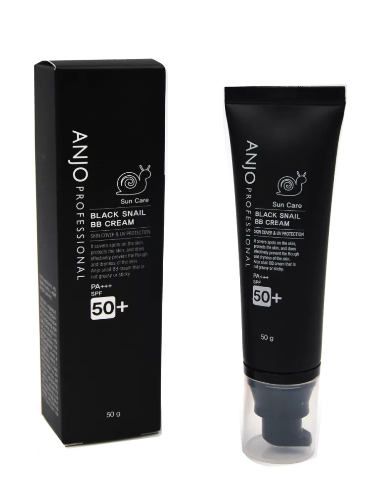 ANJO PROFESSIONAL BB-крем для лица ЭКСТРАКТ ЧЕРНОЙ УЛИТКИ тонирующий РА+++ SPF 50+
