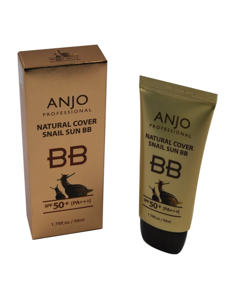 ANJO PROFESSIONAL BB-крем для лица УЛИТОЧНЫЙ МУЦИН Natural Cover Snail Sun BB SPF50+PA+++