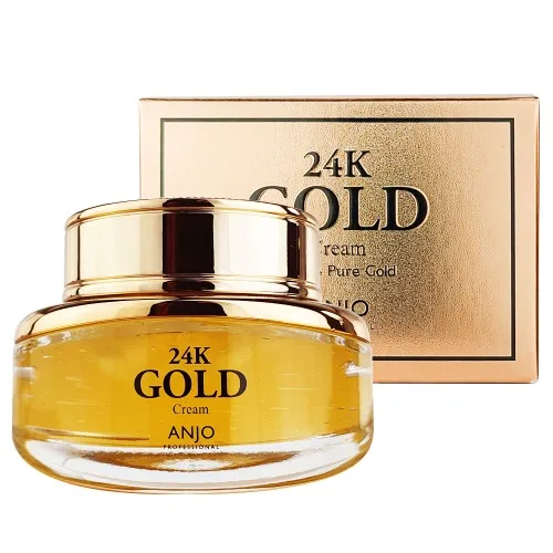 ANJO PROFESSIONAL Крем для лица БИОЗОЛОТО омолаживающий 24K Gold Cream