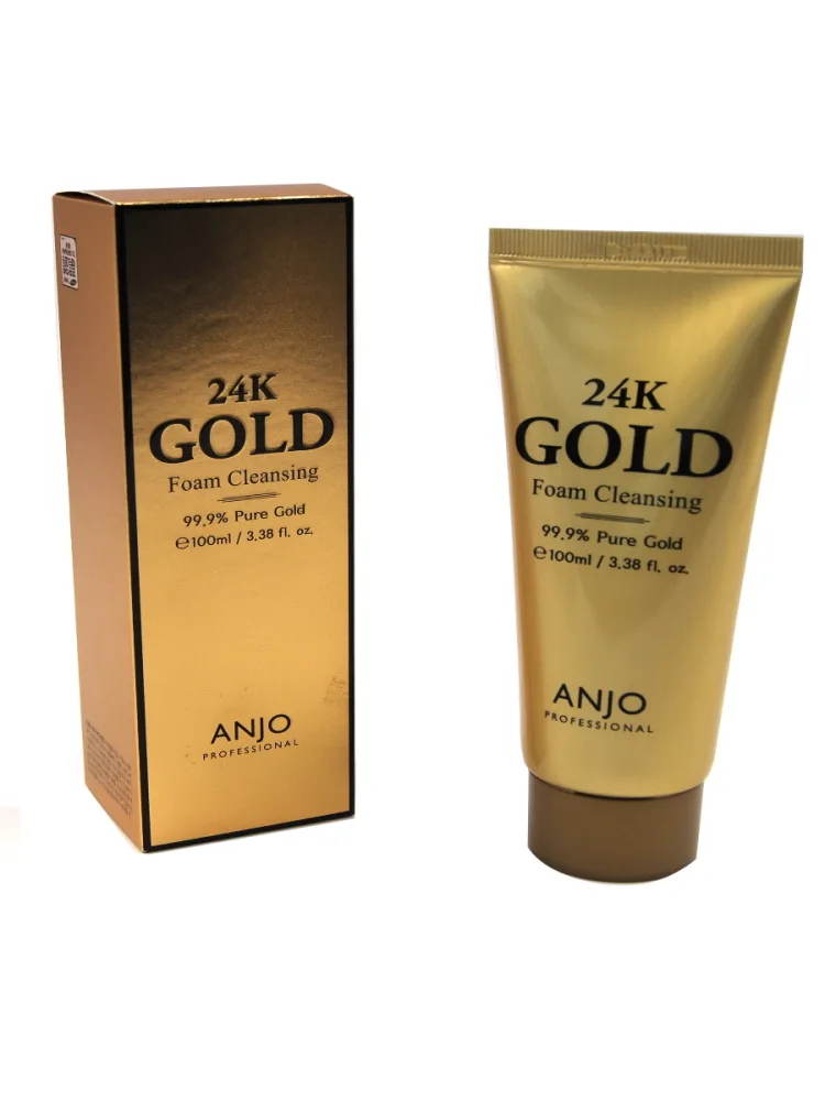 ANJO PROFESSIONAL Пенка для умывания БИОЗОЛОТО 24K Gold Foam Cleansing