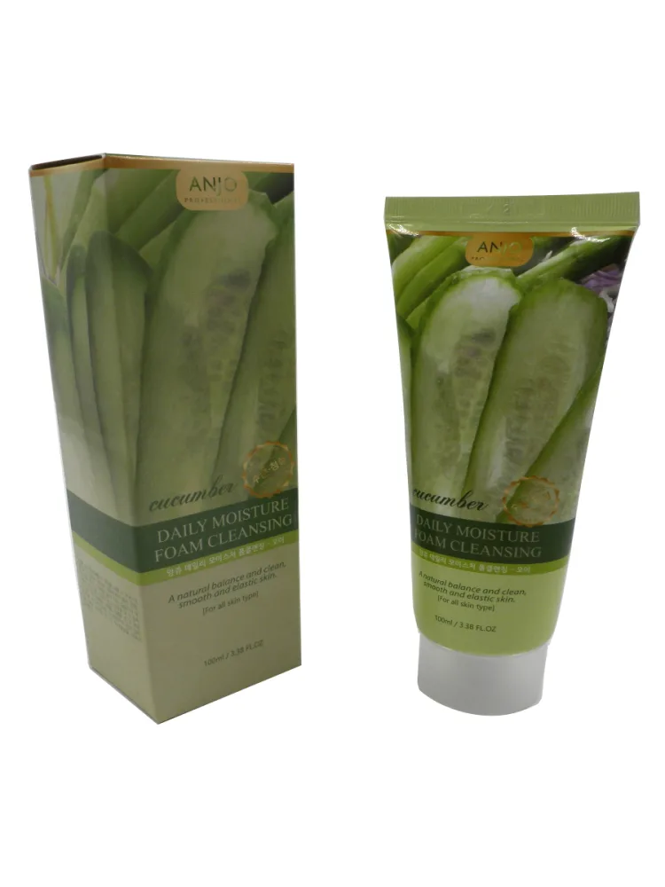 ANJO PROFESSIONAL Пенка для умывания увлажняющая ОГУРЕЦ Moisture Foam Cleansing Cucumber