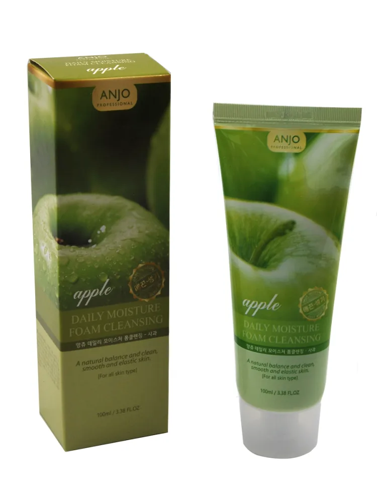ANJO PROFESSIONAL Пенка для умывания увлажняющая ЯБЛОКО Moisture Foam Cleansing Apple