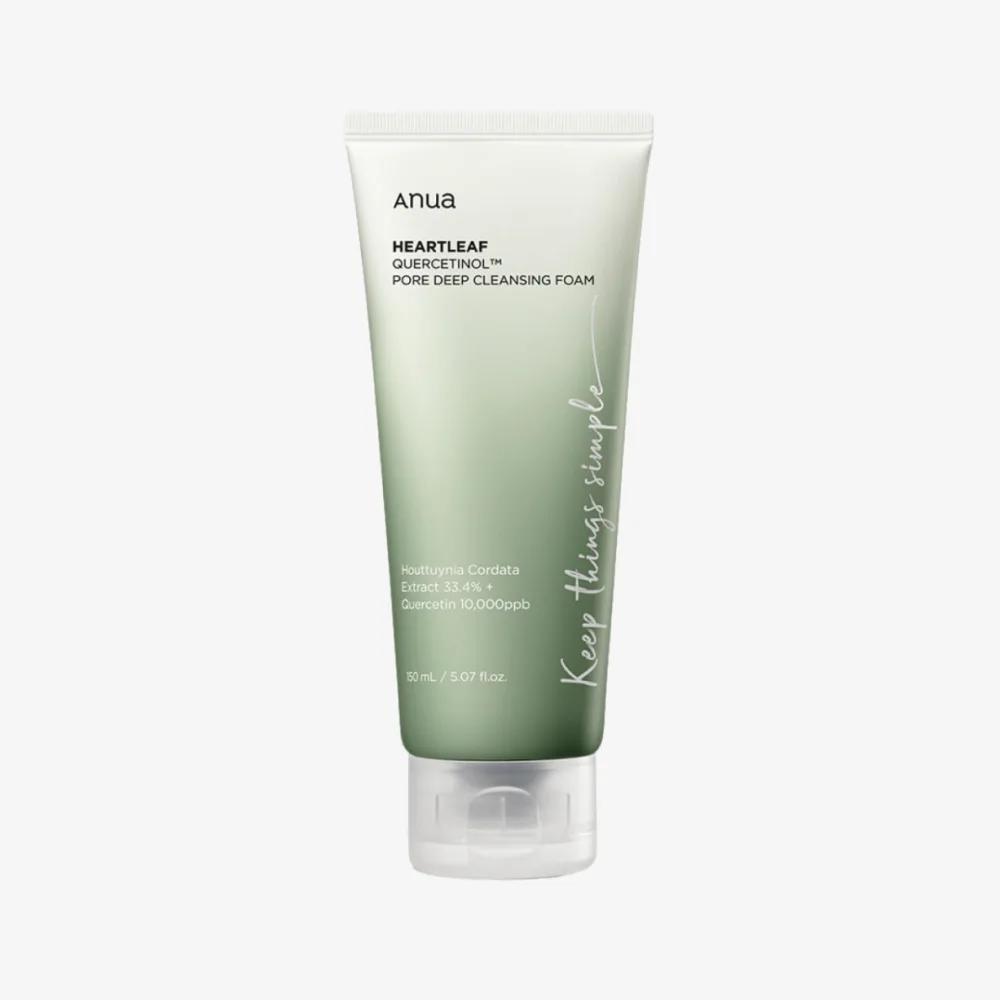 ANUA Гель-пенка для умывания ЯНТАРНАЯ КИСЛОТА Heartleaf Succinic Moisture Cleansing Foam