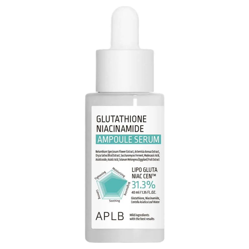 APLB Осветляющая ампульная сыворотка с глутатионом и ниацинамидом APLB Glutathione Niacinamide Ampoule Serum