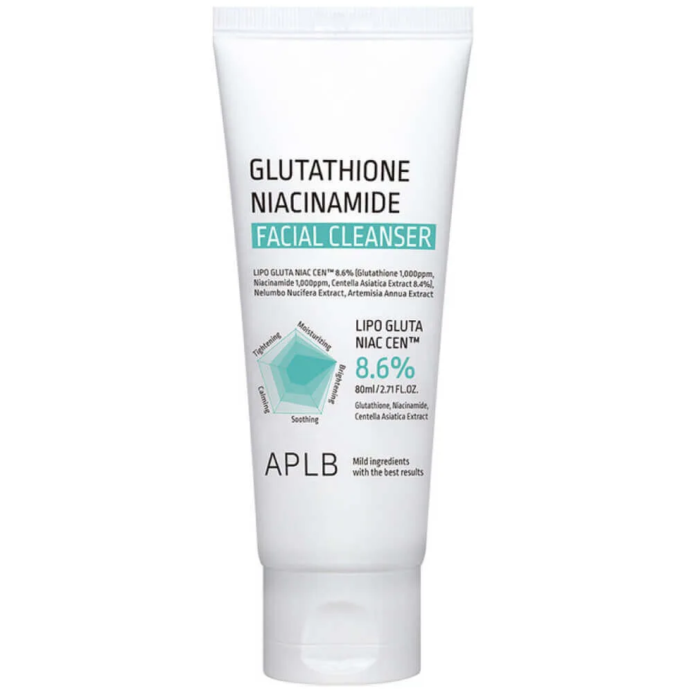 APLB Осветляющая пенка с глутатионом APLB Glutathione Niacinamide Facial Cleanser