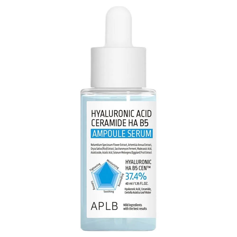 APLB Увлажняющая сыворотка с гиалуроновой кислотой и церамидами APLB Hyaluronic HA B5 Ampoule Serum