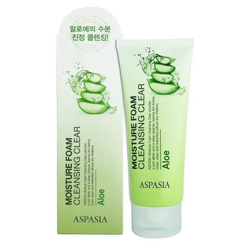ASPASIA Пенка для умывания АЛОЭ Moisture Foam Cleansing Aloe