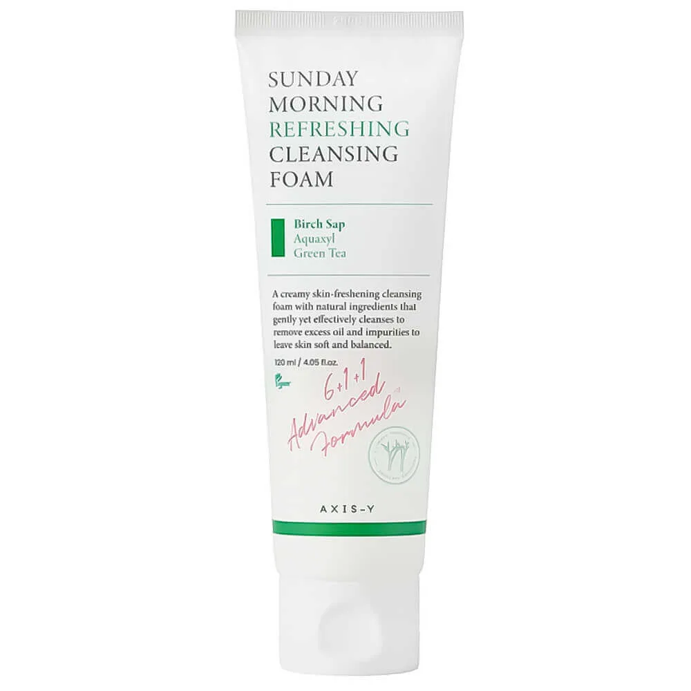 AXIS-Y Увлажняющая пенка для умывания AXIS-Y Sunday Morning Refreshing Cleansing Foam