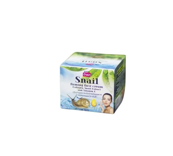 BANNA Крем для лица улиточный КОЛЛАГЕН И ВИТАМИН Е подтягивающий Snail Firming Face Cream