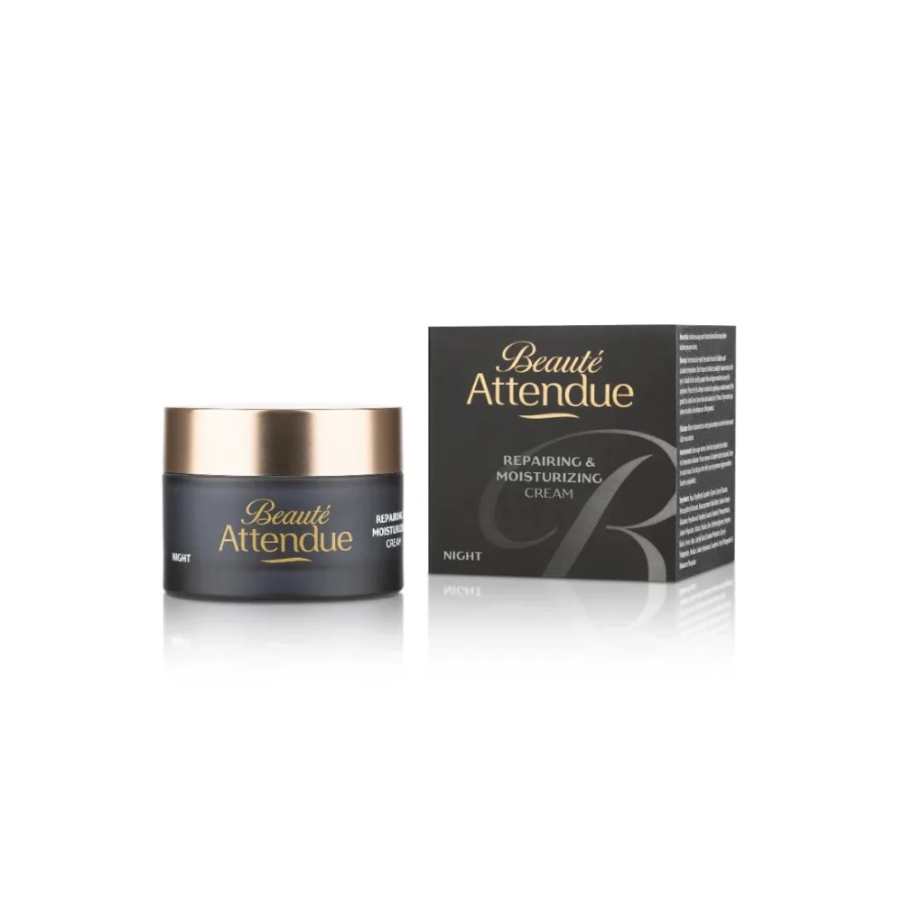 BEAUTE ATTENDUE Крем для лица ночной ВОССТАНАВЛИВАЮЩИЙ Repairing Moisturizing Night Cream